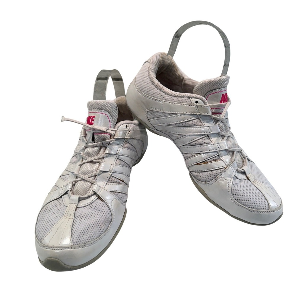 Nike Musique IV Dance Sneakers Womens‎ 8 White Silver Pink 324751-161 Y2K Retro